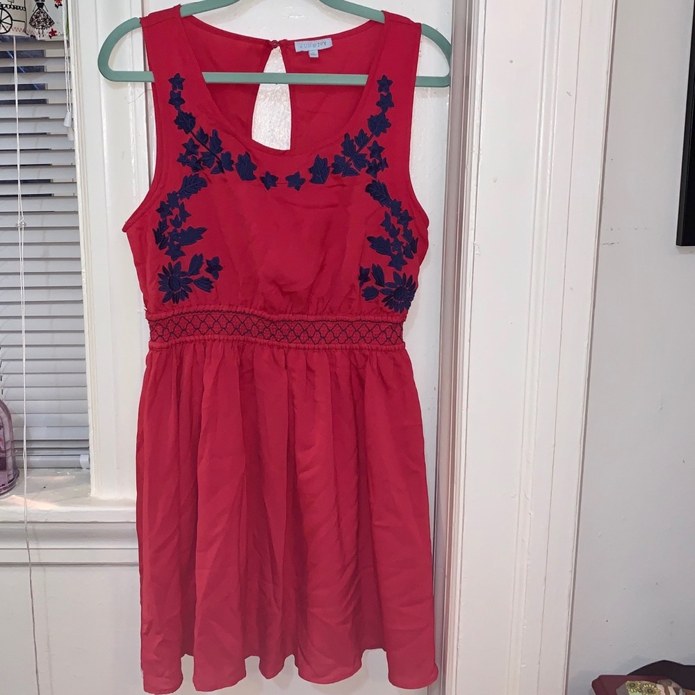 Francesca’s Jun&Ivy Fuchsia Dress Size Large